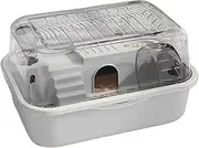Yjkedfh Hamster Cage, Two-Tier Pet Hamster Home, Small Animal Home with Wheel for Hamsters, Gerbil Squirrel, Chinchilla