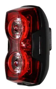 Smart Rear Light - Rear Dual Eyes High Visibility 80 Lumens 2 X Aaa Batteries Included 60 Hrs Time