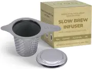 Lyon 304 Stainless Steel Tea Infuser with Double Wall Extra Fine Micro Mesh Inne