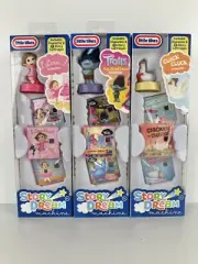 NEW Little Tikes Story Dream Machine Cartridges Trolls, Cluck Cluck, I Love
