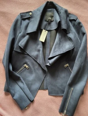 river Island Suede jacket size 6