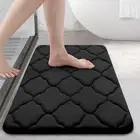 Memory Foam Bath Mat Rug 24x16, Soft and Absorbent Bathroom Rugs, Non-Slip, C...