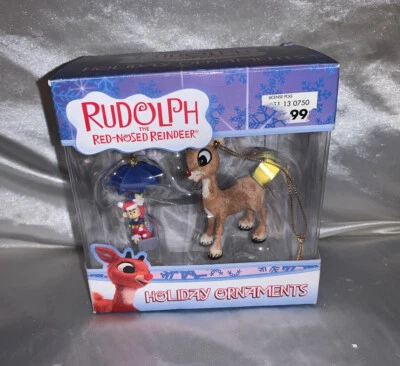 ENESCO Rudolph The Red Nosed Reindeer Ornaments Misfit Toy