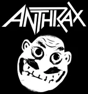 Anthrax Iron On Transfer For T-Shirt & Other Light Color Fabrics #3