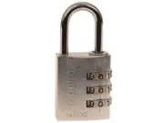 ABUS Mechanical - 145/30 30mm Aluminium Combination Padlock Silver 46583