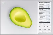 Greater Goods Nourish Digital Kitchen Food Scale and Portions Nutritional Facts Display