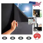 Static Cling Blackout Window Film 41.3x78.7” - Easy DIY Privacy & UV Protection