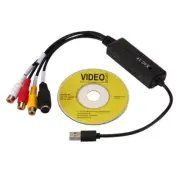 USB 2.0 Video Audio Capture Recorder Adapter Card VHS To DVD For Windows 10/8/7