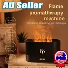 Ultrasonic Aroma Air HumidifiRO LED Flame Light PurifiPJ Essential Oil Diffuser