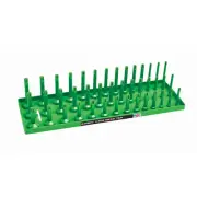 12033 Hansen Global 1/2" SAE 3-Row Socket Tray - Green
