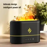 7 colors Fire Flame Air humidifier Cool Mist Usb Led change color Aroma Essentia