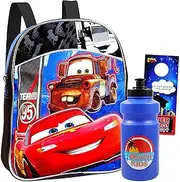 Cars Mini Toddler Preschool Backpack (11) (Disney Pixar Cars School Supplies Bundle), Disney Cars Backpack, Disney Cars Preschool Backpack, Disney Cars Backpack for Toddler Boys
