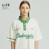 在飛比找momo購物網優惠-【Life8】Life8 全力以赴 寬版短袖POLO上衣(1