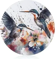 Chopping Blocks, with Lily Flowers Birds Printed Chopping Block,fruit Chopping Block,thickened Chopping Block,round Chopping Block