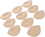 [Parliky] 5 Pairs swimsuit underwear inserts silicone breastplate false breasts athletic bra pad inserts womens sports bras swimsuit bra inserts Sponge material shaping women's push up pad
