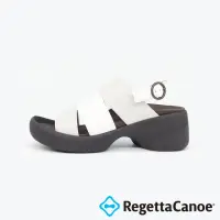 在飛比找momo購物網優惠-【RegettaCanoe】粗跟包覆厚底涼鞋 亮面款CJBK
