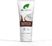 Dr Organic Coconut Oil Lotion, Moisturising, Dry Skin, Mens, Womens, Natural, Vegetarian, Cruelty-Free, Paraben & SLS-Free, Organic, 200ml