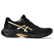 Asics Netburner Ballistic FF3 - Black / Pure Gold Netball Basketball Volleyball