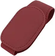 [Generic] Sunglasses Holders for Car Magn Sunglass Holder Ticket Card Clips for Car Ior Acc Ories Storage Clip Wine Red