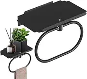Hand Towel Holder,Shower Hardware Accessories - Heavy Duty Bath Accessories, No Drilling Wall Mounted Towel Hanger with Shelf for Bathroom Kitchen