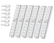 Closet Lights Motion Sensor 6 Pack Rechargeable, Wireless LED Motion 6 packs