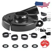 7-Inch Angle Grinder Dust Shroud - Universal Dustless Vacuum Cover with Rings