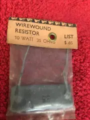 35 OHM 10 WATT WIREWOUND RESISTOR WORKMAN RESISTOR NOS