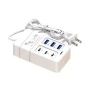 Multiport USB Charger 35W PD Type C Fast Charge Quick Wall Chargers USB Hub Adap