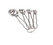 Appetito 4pc Stainless Steel Measuring Spoons Baking Cooking Australian Standard