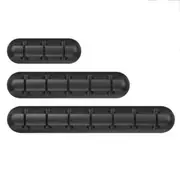 3 Pack Silicone Adhesive Charging Cable Management Clips Wire Holder Organizer