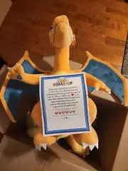 Build A Bear Pokemon Charizard Giant Sized Plush 2024 22" New Inc. Hat And Scarf