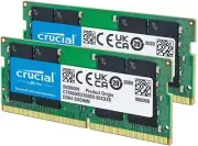 Crucial RAM 32GB Kit (2x16GB) DDR4 3200MHz CL22 (or 2933MHz or 2666MHz) Laptop