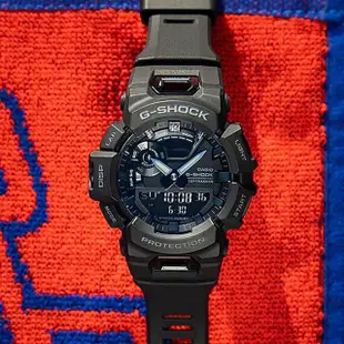 【CASIO 卡西歐】G-SHOCK 藍芽運動雙顯手錶 女王節(GBA-900-1A)