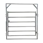 6 Rail Horse Yard GATE IN FRAME - Portable Round Holding Cattle Panel