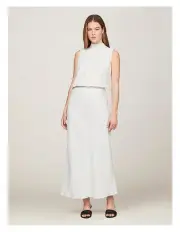 [Tommy Hilfiger] Long Skirt in White