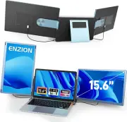 Laptop Screen Monitor Extender, Wider 1080P FHD Portable Monitor for Laptop, Bui
