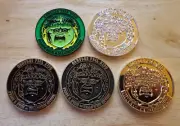 GARBAGE PAIL KIDS Frank N Stein 2 Inch Halloween Challenge Coin Set - 15 Made