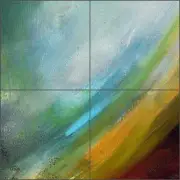 Ceramic Tile Mural Backsplash Cook Colorful Abstract Art GCS072