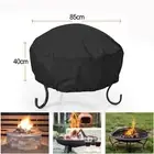 Reliable Gas Firepit Cover 85x40cm Waterproof Outdoor Fireplace Protector