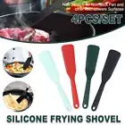 4PCS Kitchen Silicone Spatula Non-stick Frying Fish Shovel Pan Cooking Tools Set