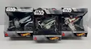 Hot Wheels Star Wars Starships Select 3-Pack - Gunship, Interceptor, Infiltrator
