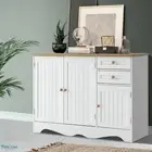 Vintage Style Buffet Country White Sideboard ↡