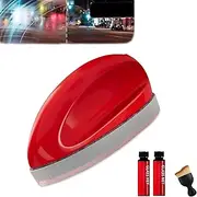 Glass Cool - Glass Cool Windshield Cleaner,Glass Oil Film Remover,Powerful Car Windshield Cleaner & Oil Film Remover,Oil Film Remover for Car Window Streak-Free Automotive Cleaning Brush