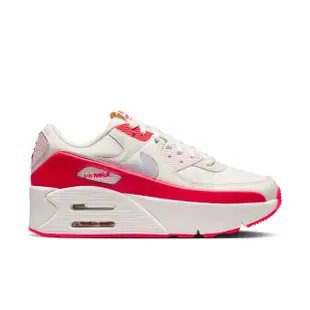 【NIKE 耐吉】慢跑鞋 女鞋 運動鞋 緩震 氣墊 AIR MAX 90 LV8 白粉 HF5073-133