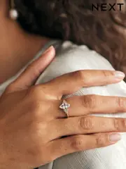 Gold Tone Vermeil Sterling Silver Premium Collection Marquise Stone Ring (B56005) | $68