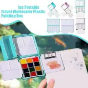 Mini Pigment Box 12/24 Grid Portable Box, Travel Sketching Box Color Mixing T2B4