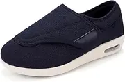 [Secret Slippers] Men's Diabetic Shoes, Lightweight Wide Width Walking Sneakers with Adjustable Closures for Diabetic Edema Plantar Fasciitis Bunions Arthritis Swollen Feet
