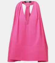 [Jacquemus] Jacquemus Norma halterneck top AU 12 pink