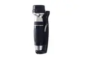 Dolphy Automatic LED Anti-Theft Aluminum Alloy Wall Mounted Emergency Torch - Black