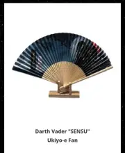 Darth Vader 2025 Star Wars Celebration Japan Fan SENSU Ukiyo-e Art Exclusive